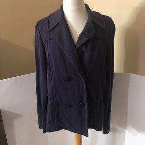 Tommy Hilfiger Navy Cotton Pea Style Jacket Sz L